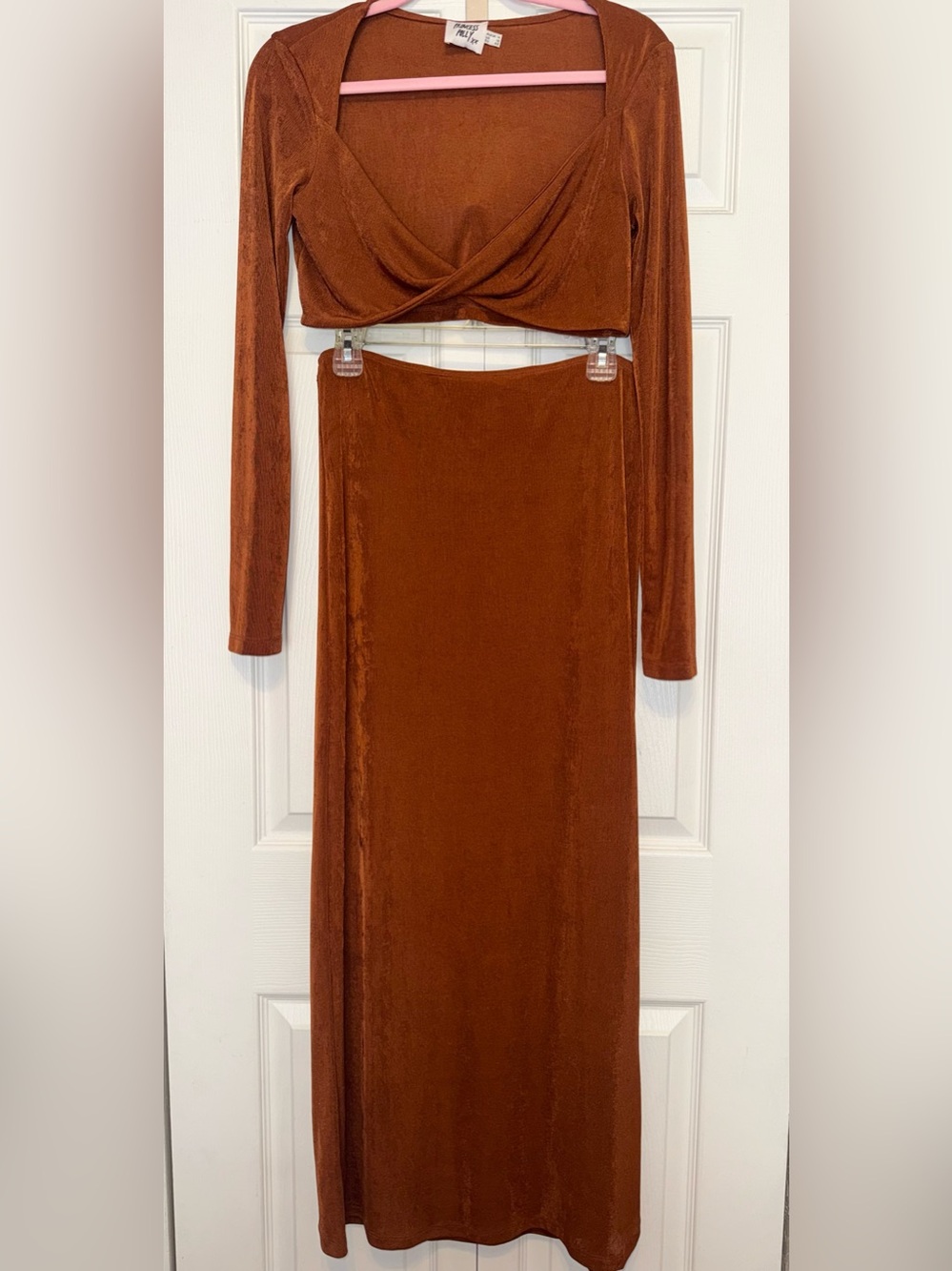 Princess Polly Rust Brown Maxi Set